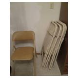 6 folding chairs...