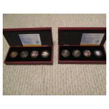 2 2010 Kennedy half dollar set of 4...