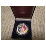 American Eagle Silver dollar and a ...