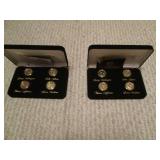 2 24k gold plated presidential doll...