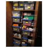 Contents of cabinet. Huge assortmen...