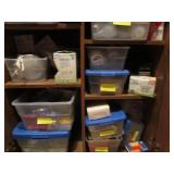 Contents of cabinet. Huge assortmen...