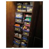 Contents of cabinet. Huge assortmen...