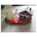 Placemat, Coca Cola birdhouse, flow...