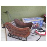 Holiday train and Christmas decor...