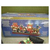 Holiday train and Christmas decor...