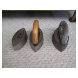 3 Colebrookdale Co. irons...