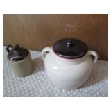 2 stoneware item...