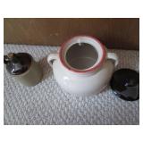 2 stoneware item...