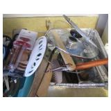 Assortment of dishes. Floral design...