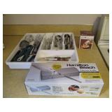 Crystal dishes. Large bowls, vase a...