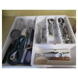 Crystal dishes. Large bowls, vase a...