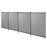 Pool Safety Fence 4 x 12 ft. Pool Fences for Inground Pools Removable Child Safety Pool Fencing Swimming Pool Fence