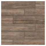 10 cases--Tahoe Cedar Brown 8 in. x 48 in. Porcelain Floor and Wall Tile (15.36 sq. ft./Case)