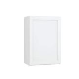 Hampton Bay Courtland 21 in. W x 12 in. D x 30 in. H Assembled Shaker Wall Kitchen Cabinet in Polar White