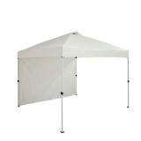 Everbilt 10 ft. x 10 ft. Commercial Instant Canopy-Pop Up Tent with Wall Panel White