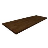 MSI 6 ft. L x 25 in. D x 1.5 in. T Finished Hevea Butcher Block Standard Countertop in Brown With Eased Edge