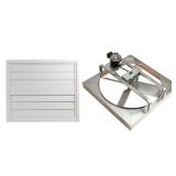 Master Flow 6000 CFM 30 in. Belt Drive Deluxe Whole House Fan with Shutter