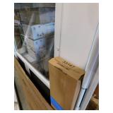 32 in. x 78 in. White Universal 3/4-Light Aluminum Storm Door with Black Hardware