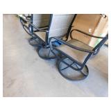 (6) Swivel Lawn Chairs