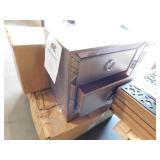 Loraine Champagne Glam Style Nightstand