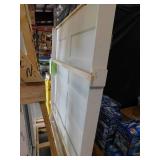 Shaker Flat Panel 64 in. x 80 in. Both Active Solid Core Primed Composite Double Prehung French Door w/ 4-9/16 in. Jamb