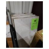 (3 boxes) 2 ft. x 4 ft. Radar Basic White Square Edge Lay-In Ceiling Tile, Case of 8 (64 sq. ft)