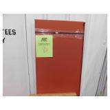 53 in. x 74 in. H Primed Red Steel Cellar Door