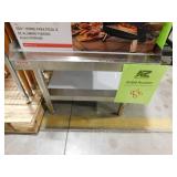 Equipment Stand Grill Table 24 x 28 x 24 in. Stainless Table with Adjustable Storage Undershelf Grill Stand Table