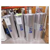 Lot of 4-- 48 in. x 125 ft. Double Reflective Insulation Radiant Barrier