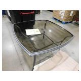 4 x 4 Glass Top Table