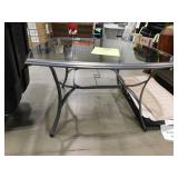 4 x 4 Glass Top Table