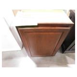 Hampton 21 in. W x 12 in. D x 30 in. H Assembled Wall Kitchen Cabinet in Cognac