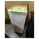 Shaker 12 in. W x 12 in. D x 30 in. H Assembled Wall Kitchen Cabinet in Satin White