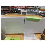 Shaker 30 in. W x 12 in. D x 12 in. H Assembled Wall Bridge Kitchen Cabinet in Satin White