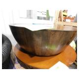 Poly and Bark Goa 36 in. Walnut Medium Round Wood Coffee Table