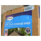 Suncast 6 ft. W x 5 ft. D Plastic Shed (34 sq. ft.)
