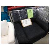 Homelegance Selles Ebony Chenille Swivel Recliner