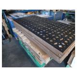 (4 peices) 71 in. x 2.95 ft. Orbit Decorative Fence Panel Screen