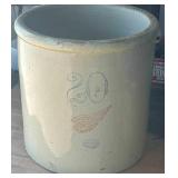 20 Gallon Red Wing Crock Dated Dec. 1915