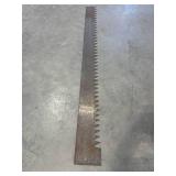 Vintage Antique Ice Saw 66 Inch Long