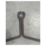 Vintage Rail Road Tie Lifting Tongs (41 Inches long)