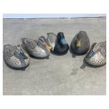 Lot of 5 Plastic Decoys