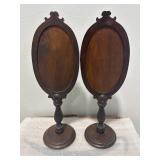 Pair of Antique Mirrors 20 3/4" Tall