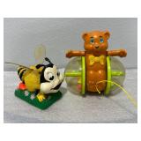 Hasbro Mr. Do Bee & Fisher Price Bob Along Bear