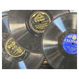 Box of Vintage Vinyl Records