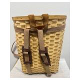 Antique Adirondack Trappers Basket Backpack 20" High