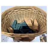 Antique Adirondack Trappers Basket Backpack 20" High