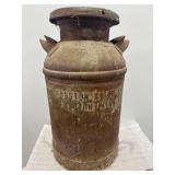 Fosston MN Antique Milk Can 24" Tall