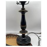 Vintage Colonial Table lamp and Chair Cushion